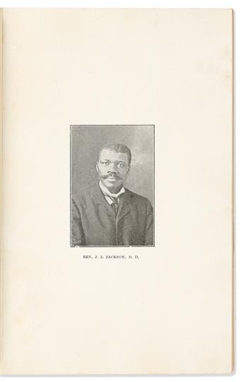 (HISTORY.) J.J. Jackson. History of the Black Man: An Authentic Collection . . . on the Early Civilization of the Descendants of Ham.